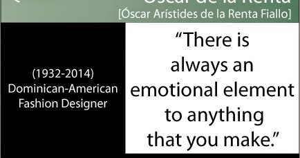 Eva Maria Keiser Designs: Quote: Oscar de la Renta