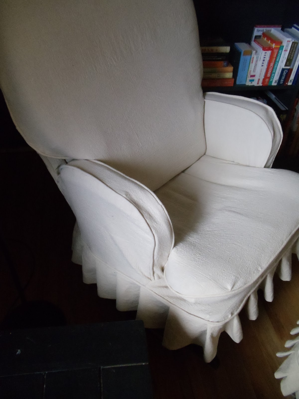 SimpleVintageStyle Rocking Chair Slipcover Reveal