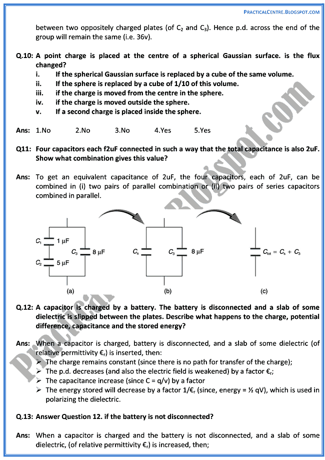 electrostatics-question-answers-physics-12th