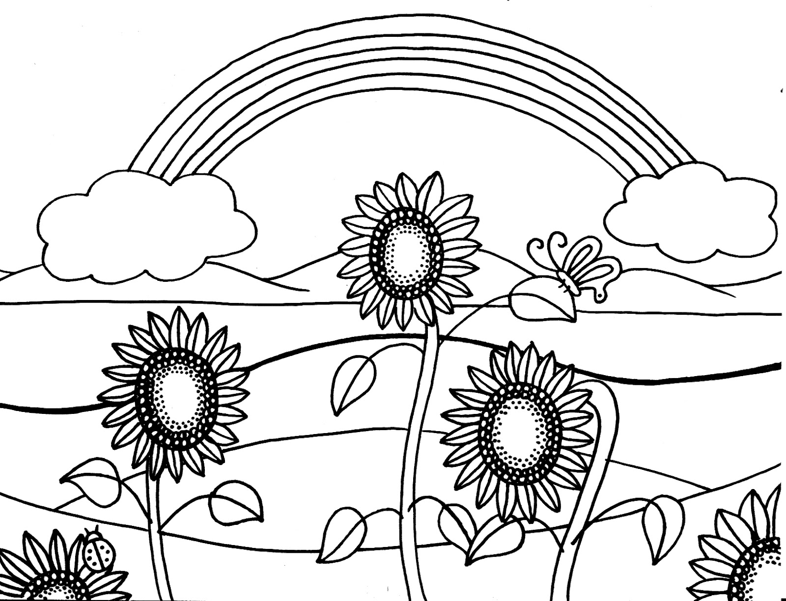 Free coloring pages of van gogh sunflowers