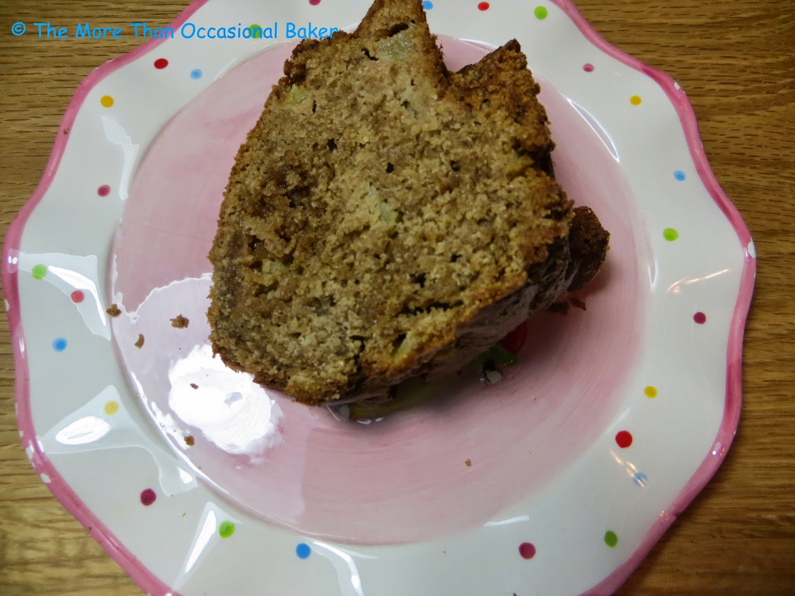 The more than occasional baker Toffee Apple Cake