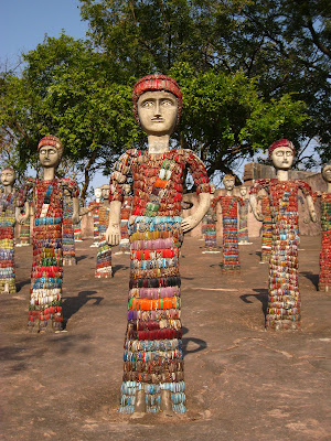 bangle sculpture Nek Chand