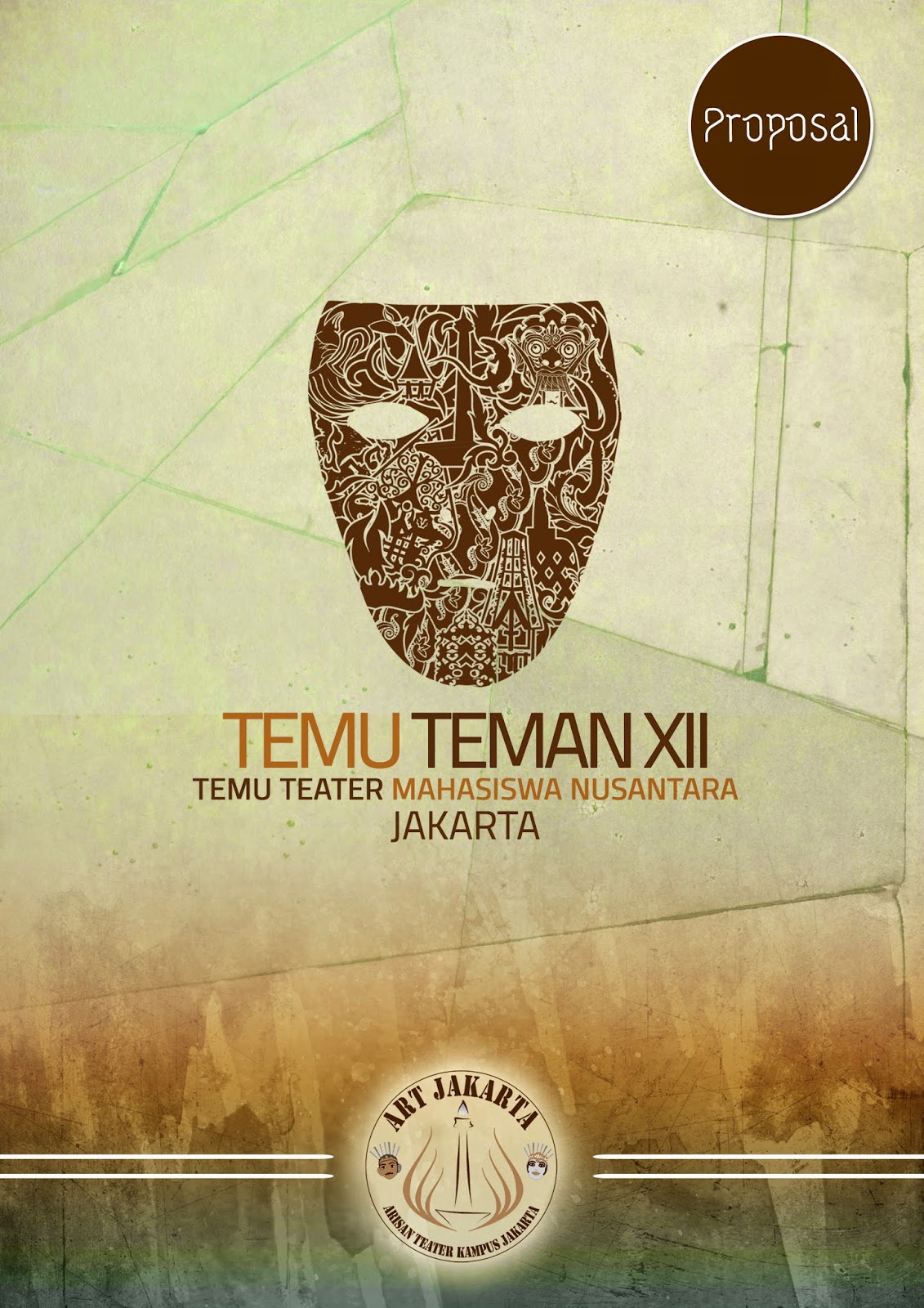 KEMS! Disen Grapis Contoh Desain Proposal Temu Teater Mahasiswa