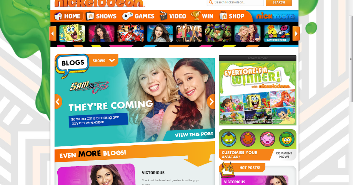 NickALive!: Nickelodeon UK Unveils New Design For Nick.co.uk; Unveils ...
