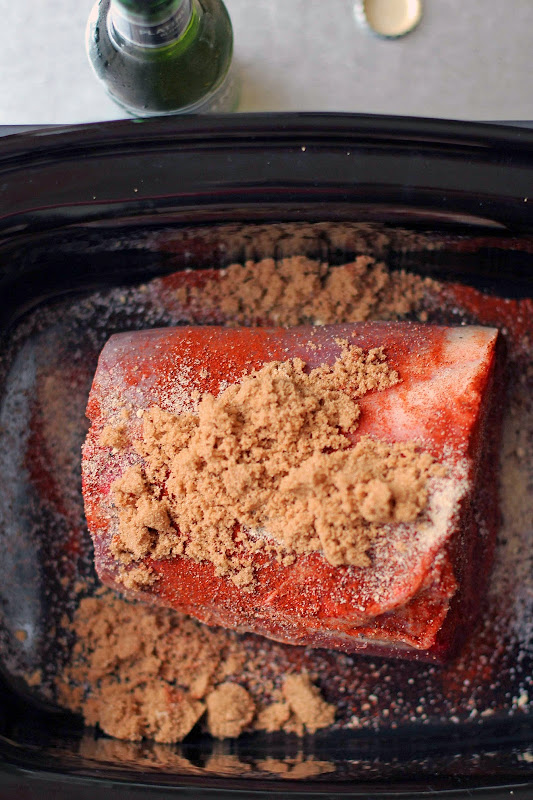 Milk and Honey Roasted Garlic Brown Sugar Pulled Beef Sandwiches with