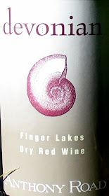 Label of Anthony Road Wine Company's Devonian Red