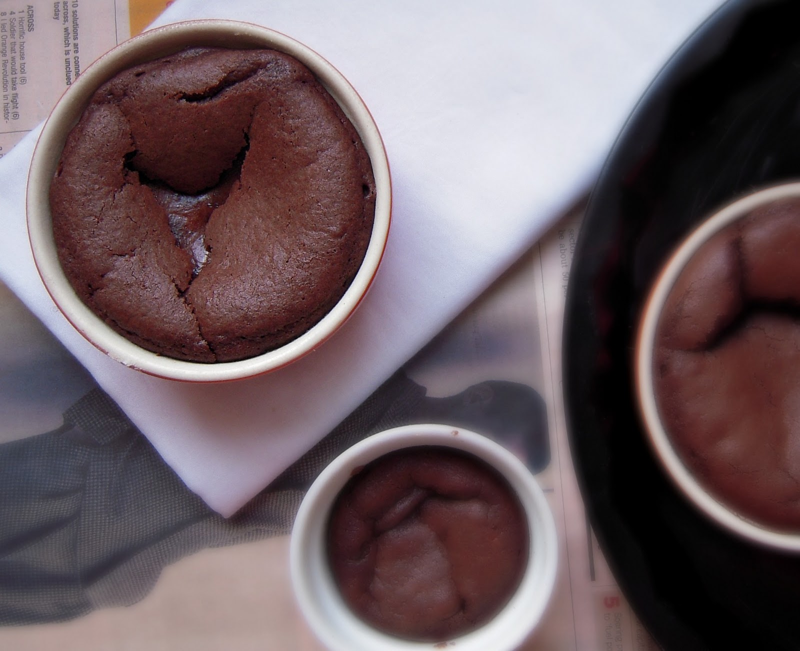 Jyoti's Pages Eggless Molten Lava Chocolate Cake Recipe How to Bake