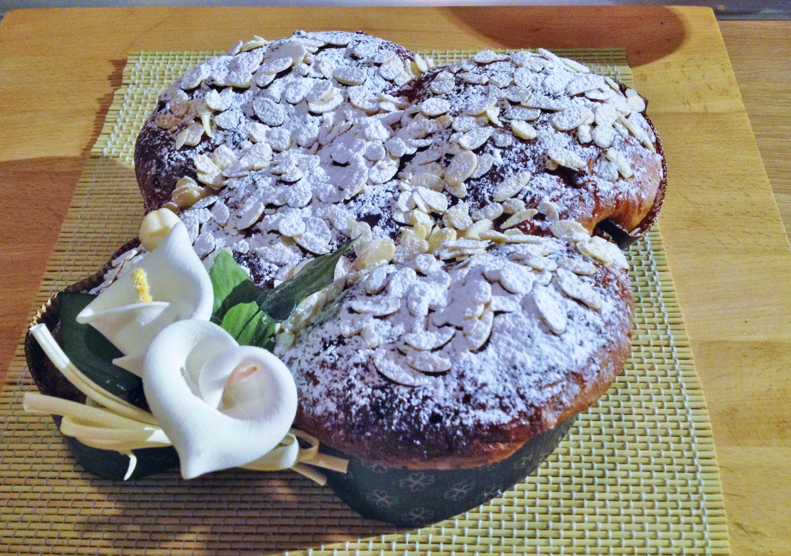 COLOMBA VEGANA ( RICETTA SEMPLICE  LUNGA LIEVITAZIONE )