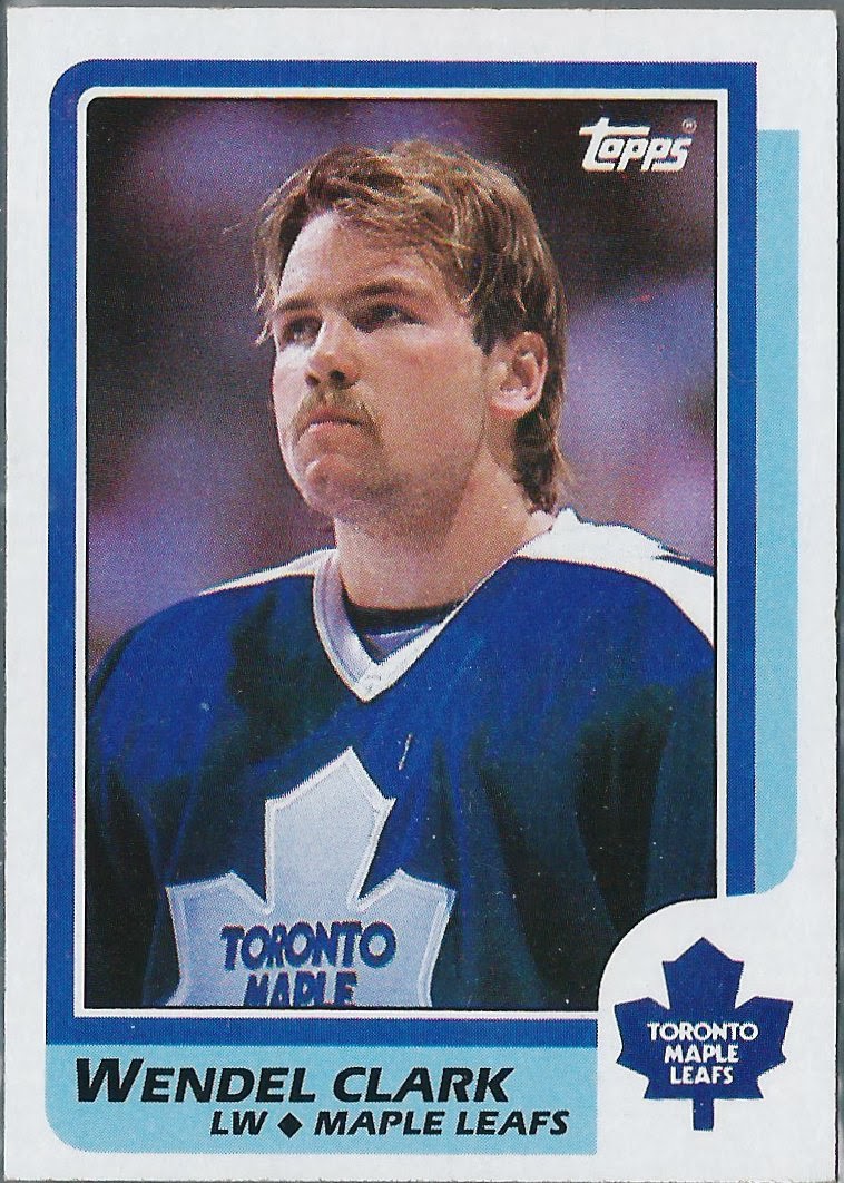 Maple Leafs' Wendel Clark was No. 1 with a mullet