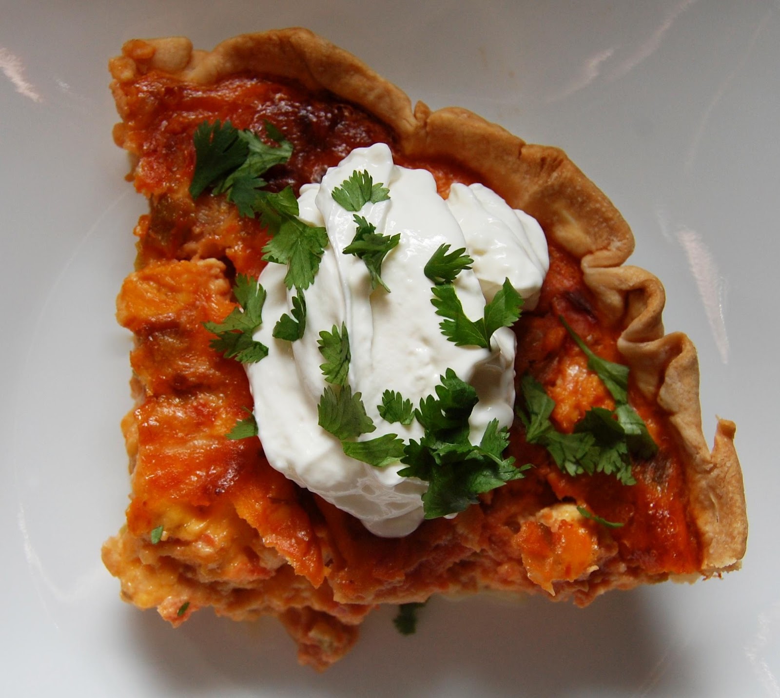 Cassie Craves Mexican Chicken Quiche