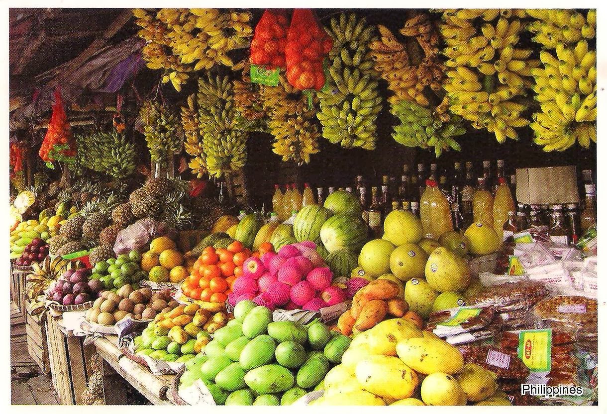 More POSTCARDS & STAMPS: PHILIPPINES - Fruit Market