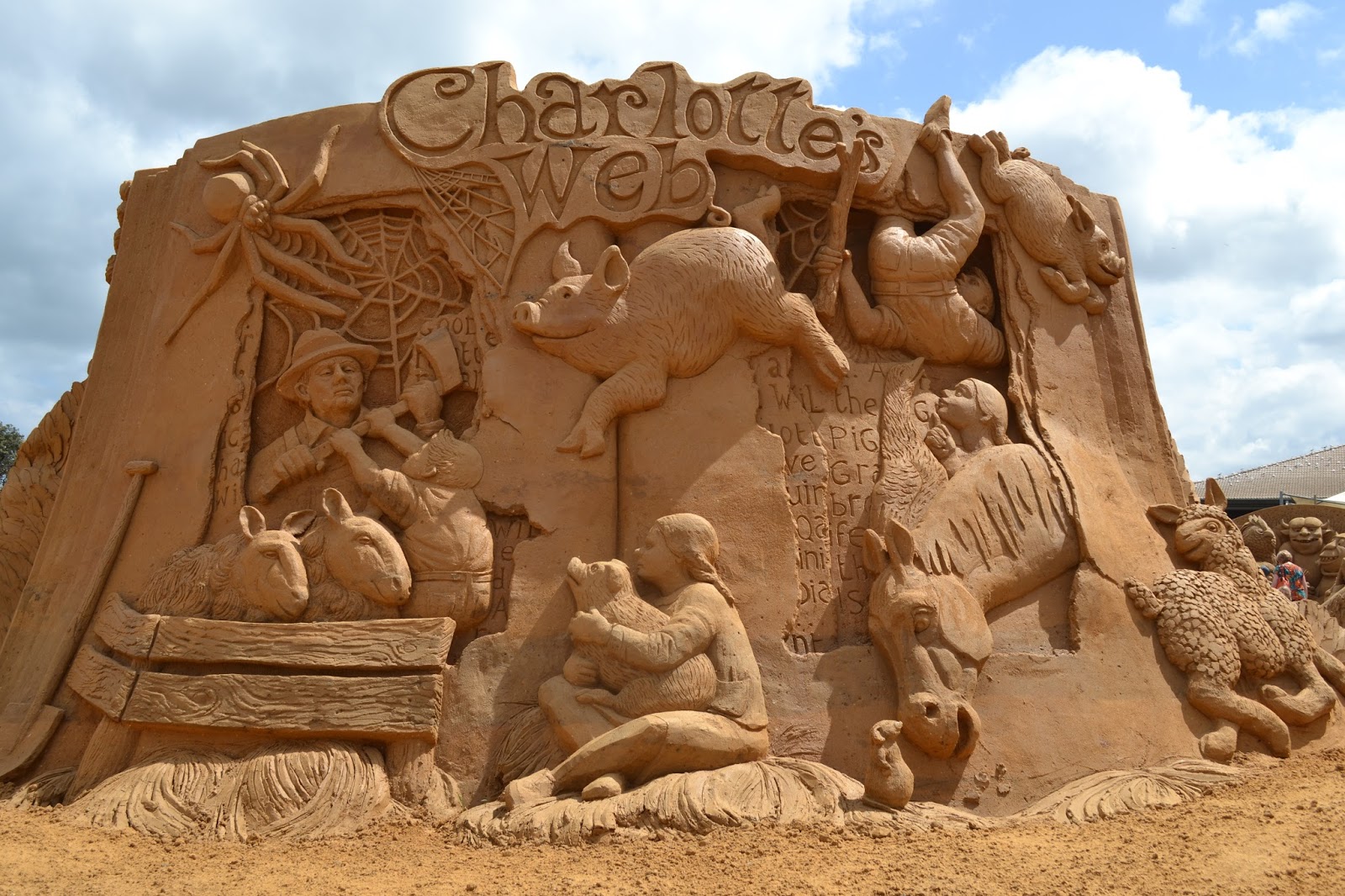 StoryLand Sand Festival de escultura na areia Marte é para os Fracos
