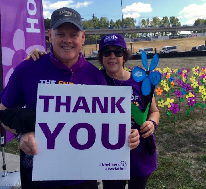 Pam & Bob walk to find a cure