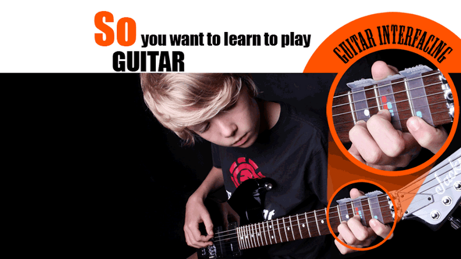 Learn to play the guitar by a professional guitarist sitting at home!