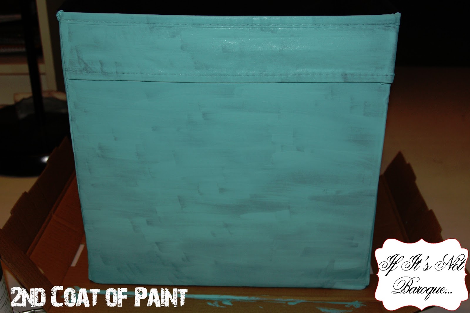 If It's Not Baroque... Painting Ikea Drona Boxes