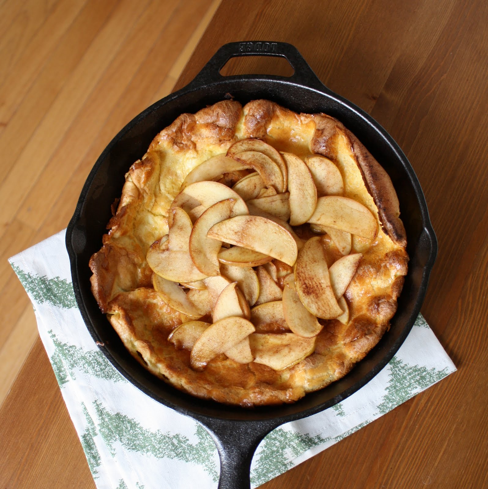 dutch baby pancake with sautéed apples seasonal taste