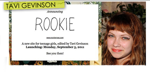 RookieMag.com - Modebloggerin Tavi lanchiert website für Teenager!