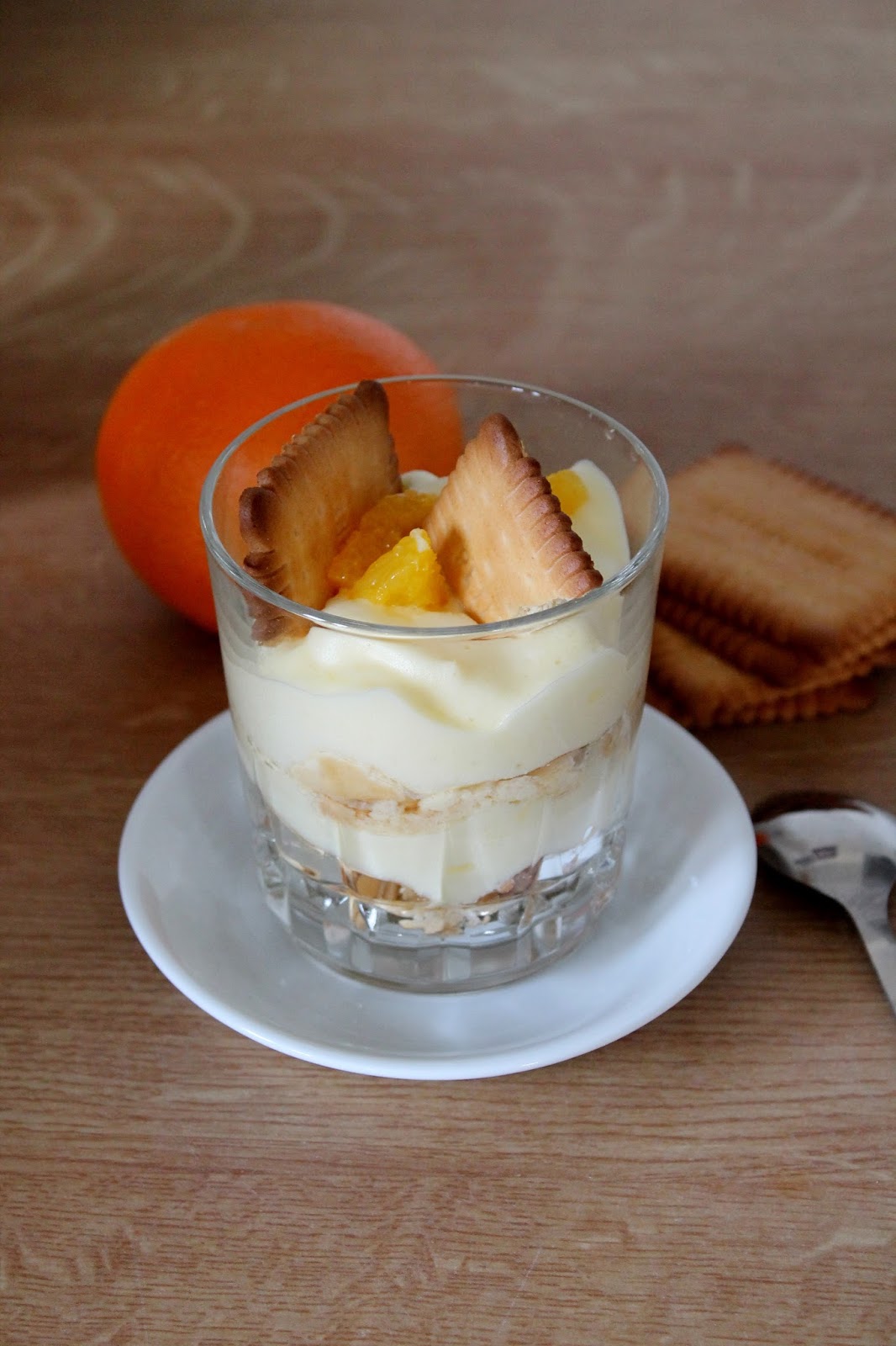 Mousse à l'orange et petits-beurre Thermomix