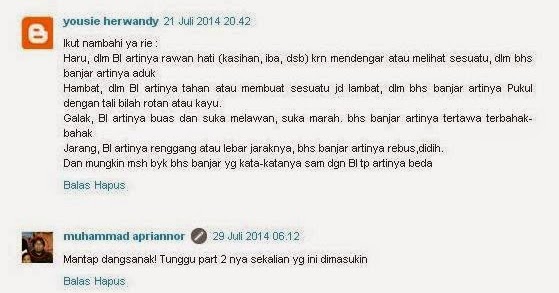 Asal Ngepost [update] Bahasa Banjar Yang Bisa Bikin