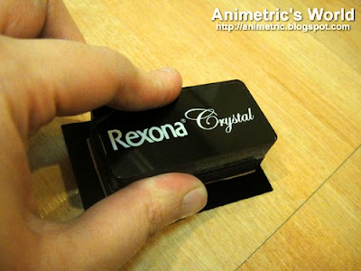 Rexona Crystal product demo