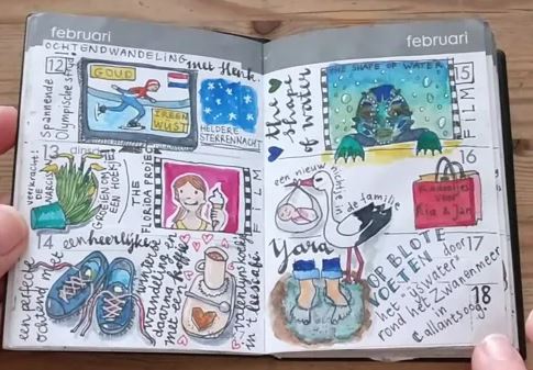 daily drawing diary 2018