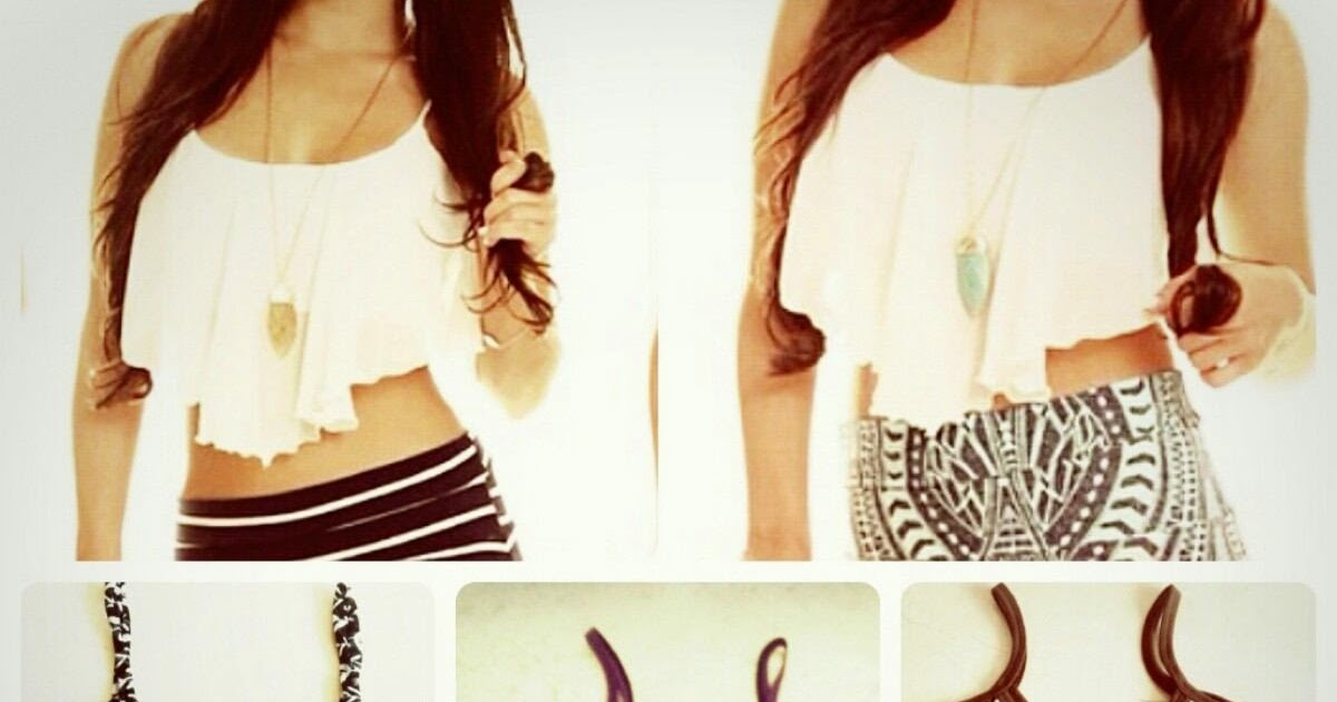 blusas cortas de moda para jovenes