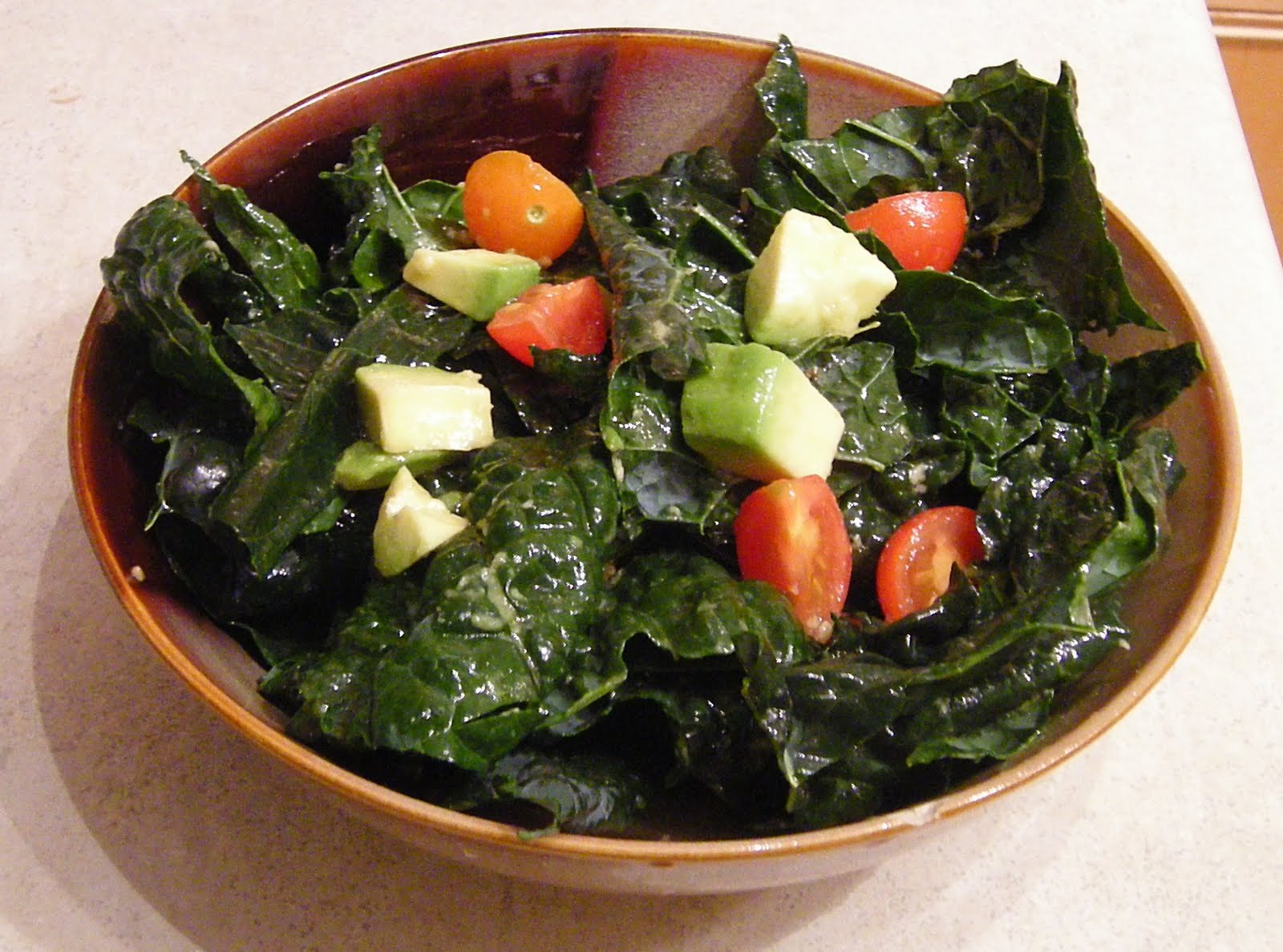 Newman Improved Raw Kale Salad