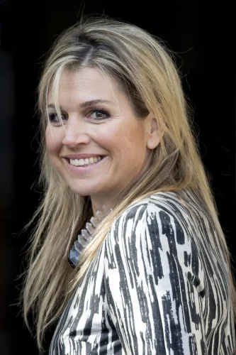 Queen Maxima of The Netherlands attends the lunch at Palace Noordeinde on April 10, 2015 in The Hague, The Netherlands