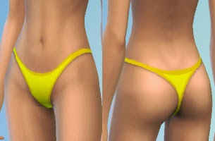 My Sims 4 Blog: Thong Underwear for Teen - Elder Females by KisaFayd.