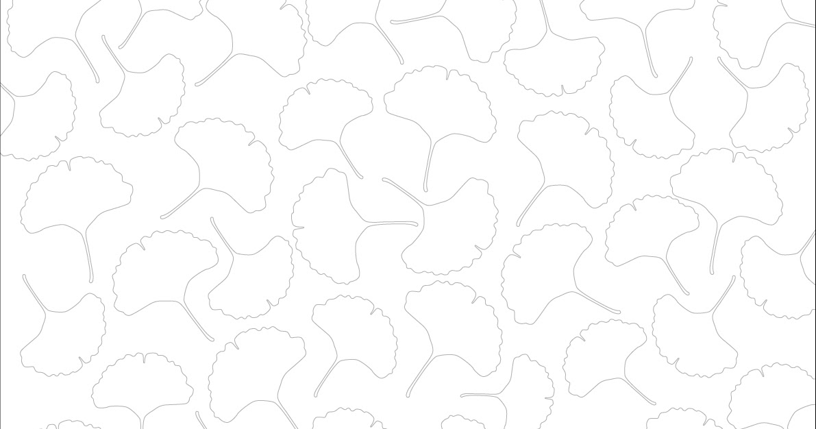 塗絵カードBOX: 【39塗絵カードデザイン】秋いちょう落葉イラストカード無料ダウンロード塗り絵秋ポストカード