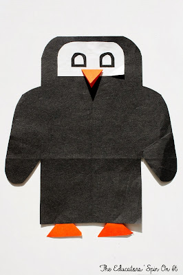 paper penguin craft for kids