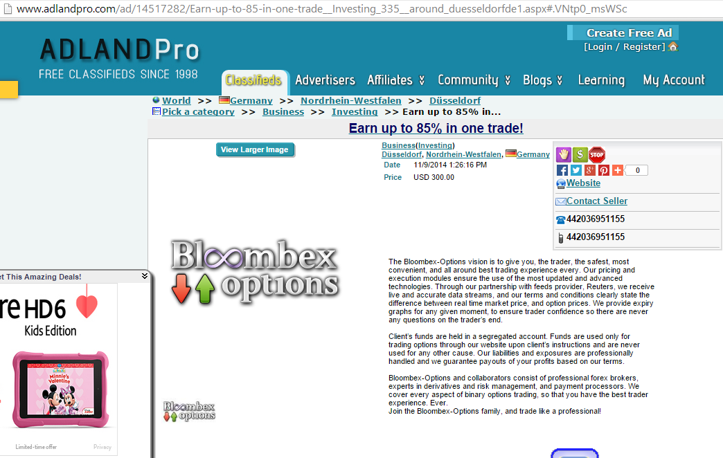 Imperial options trading