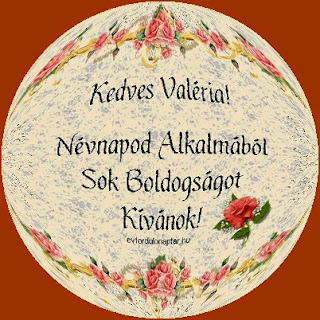 Április 28 - Valéria névnap