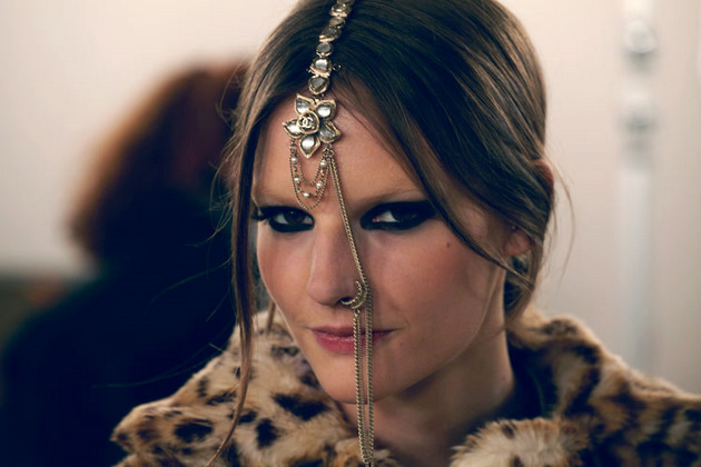 Head Jewellery at Chanel Pre-Fall 2012 - Hannah Louise Fashion