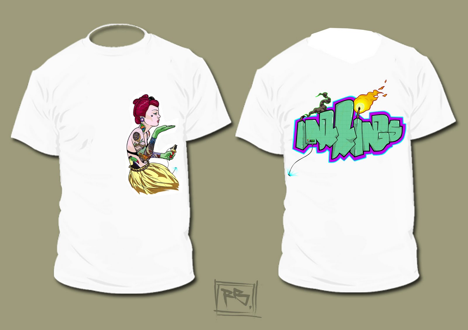 Ryan Baranikow Illustration Ink Graffiti