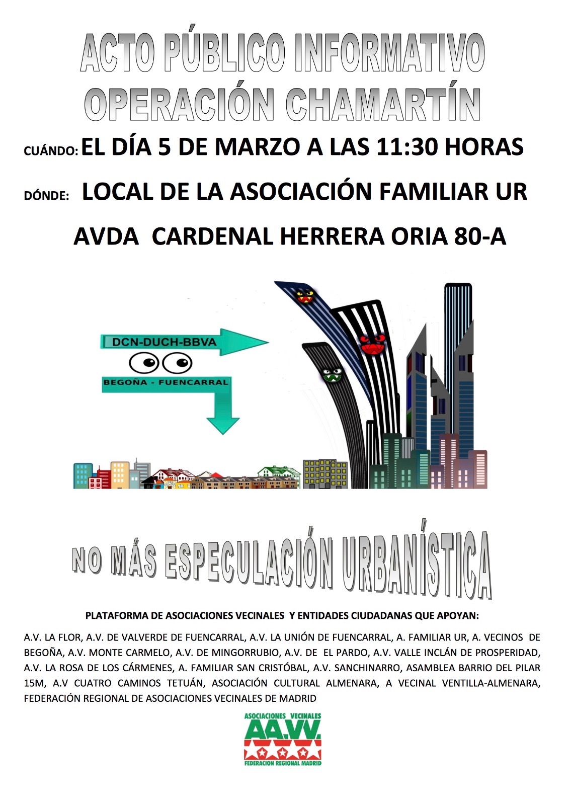 5 de marzo Acto Informativo