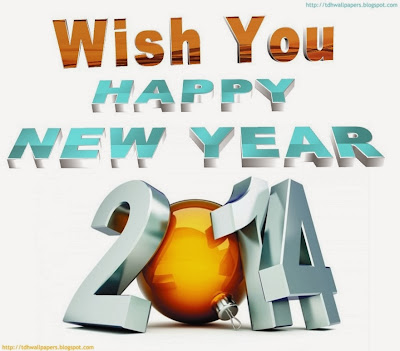 Happy New Year Wishes Wallpapers 2014 Free Downloads