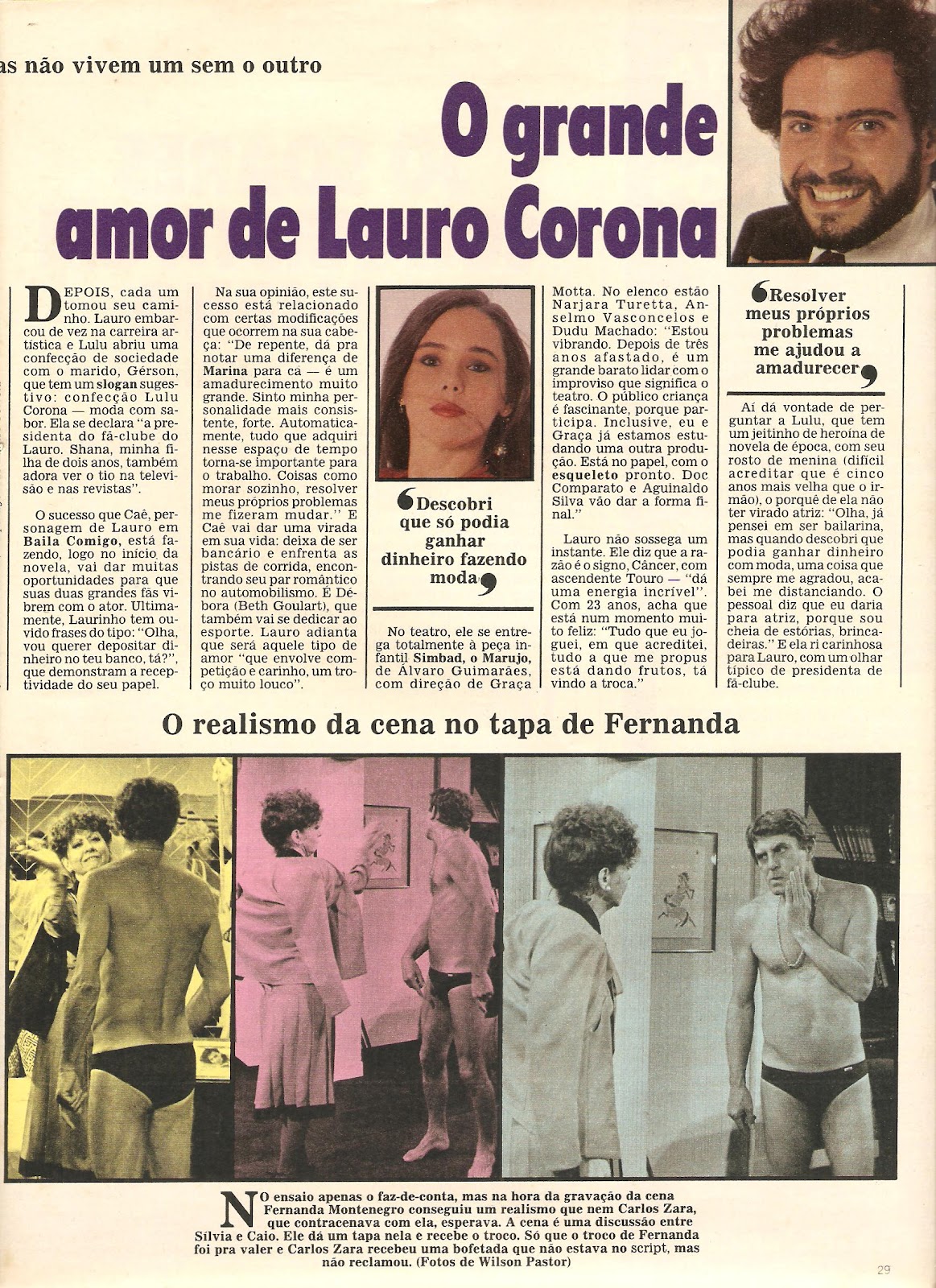 revista amiga & novelas: LAURO CORONA