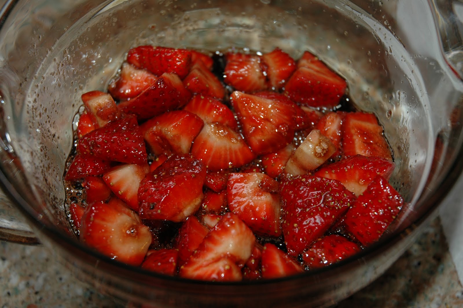 DeLish DeMaria Strawberry Layer Cake with BalsamicMacerated Strawberries