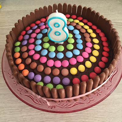 gateau fingers et smarties