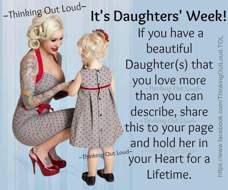 Musings of a 21st Century Stay At Home Mum Apparently it's "Daughter's