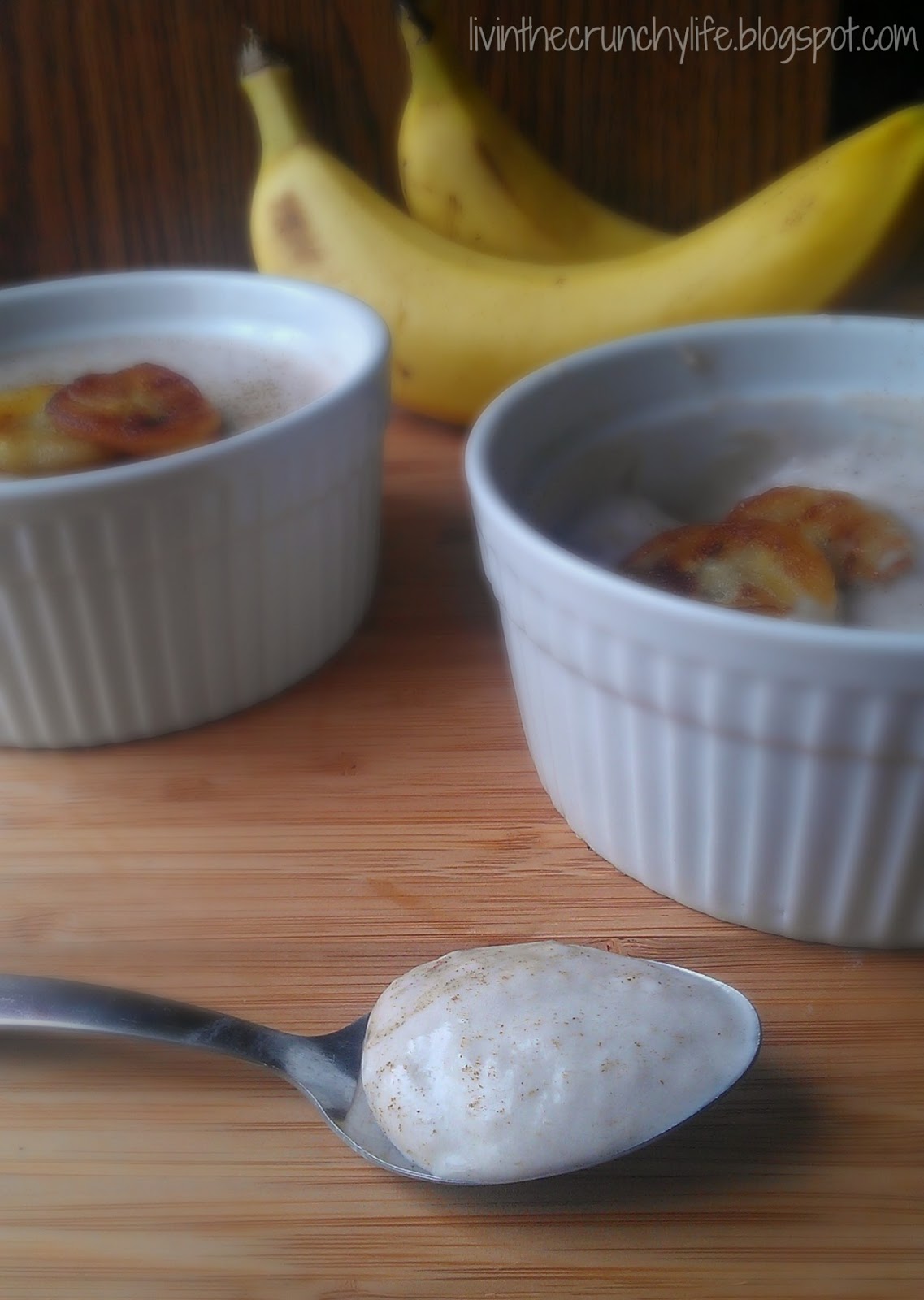 Homemade Roasted Banana Pudding with Gelatin Two Ways (Paleo