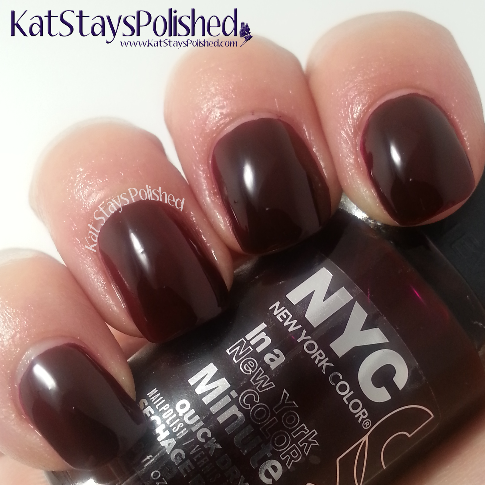NYC New York Color - Midnight Beauty Collection - I Am Not AffRED | Kat Stays Polished