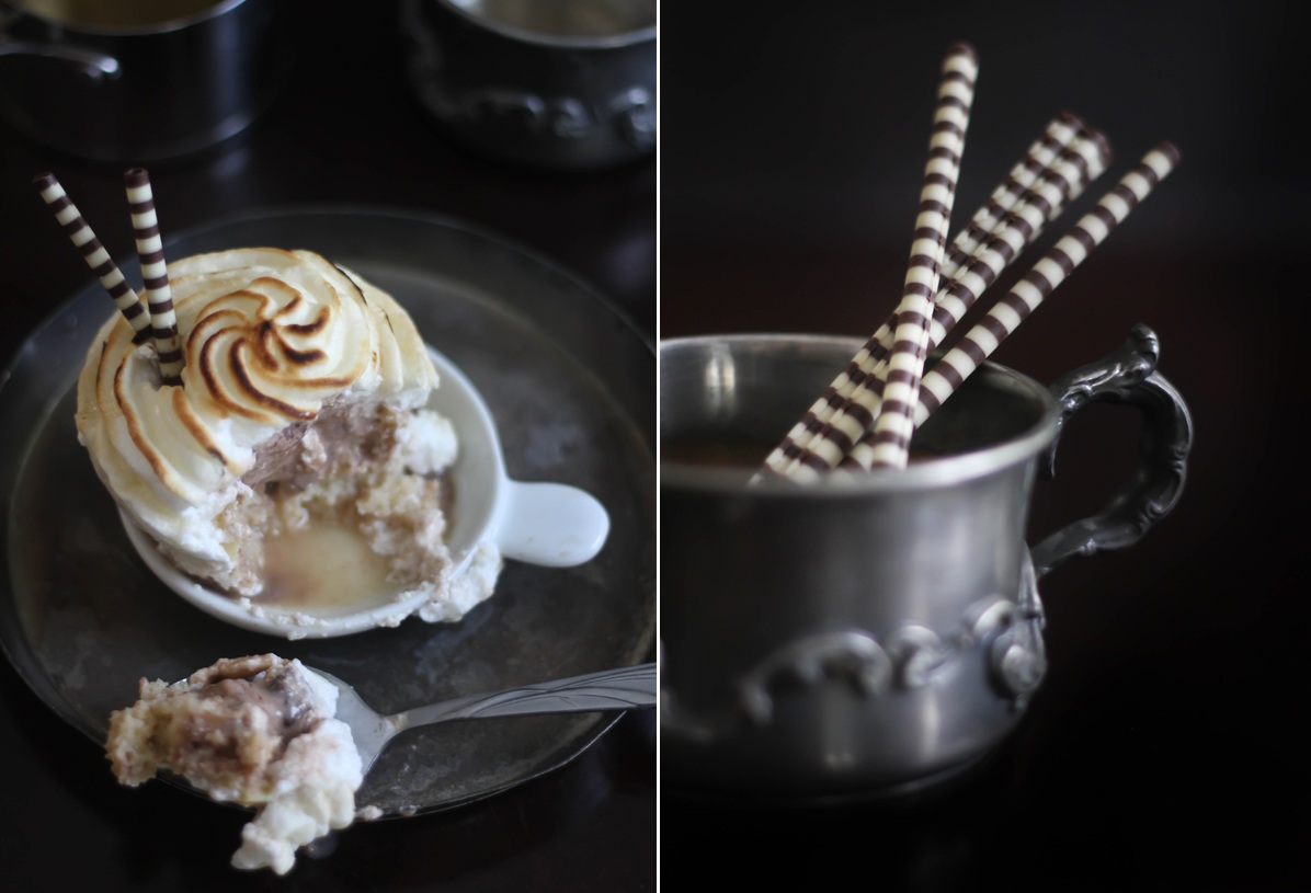 Flaming Baked Alaska Cupcakes Sprinkle Bakes