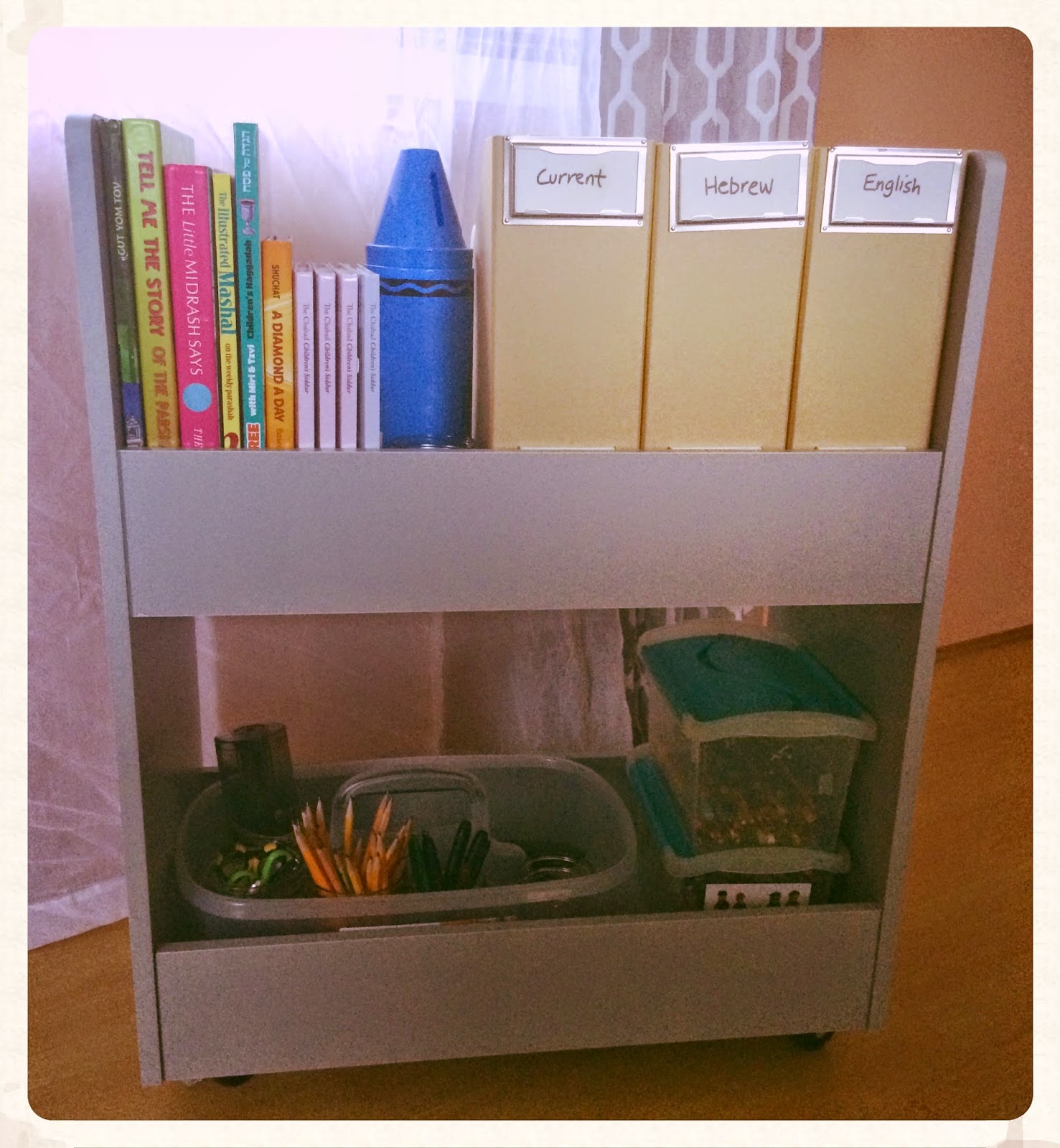 A Jewish Homeschool Blog Super Cute Homeschool Cart