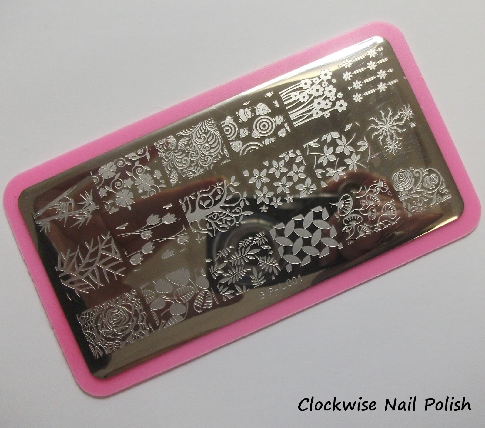 The Clockwise Nail Polish Born Pretty BPL001 Stamping Plate Review