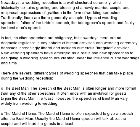 All Kind Of Best Wedding Speeches Sample Wedding Rehearsal Speech
