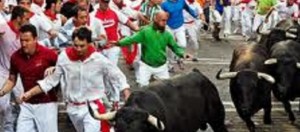 Pamplona, la corsa dei tori per la festa di San Firmino