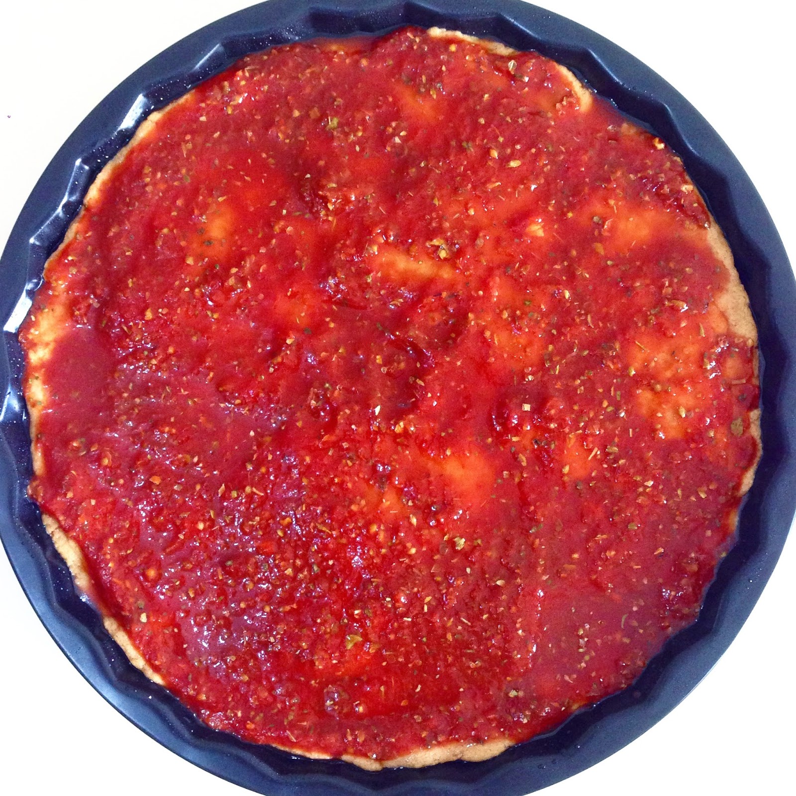 Özen�in mutfağından Özen�li tarifler ) Yulaf kepekli pizza (Dukan