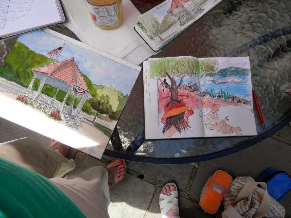 sketching in cold spring new york sketching in cold spring new york